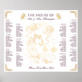 Poster Royal Muse Imaginaire médiéval Vieux Monde Carte M (Devant)