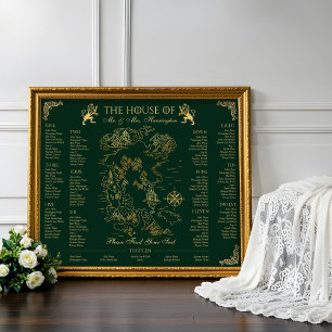 Poster Royal Muse Médiéval Imaginaire Mariage Carte 13 Si