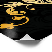 Poster Royal Music Note luxe (Coin)