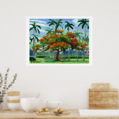 Poster Royal Poinciana (Keuken)