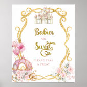 Poster Royal Princess Pink Carriage Baby sont Sweet Poste (Devant)