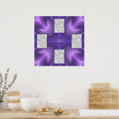 Poster Royal Purple Delft 2 (Cuisine)