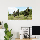 Poster Royal Thai Marines se promènent pour sécuriser le  (Bureau à domicile)