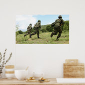 Poster Royal Thai Marines se promènent pour sécuriser le  (Cuisine)