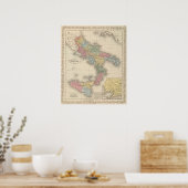 Poster Royaume de Naples ou les Deux Sicilies (Cuisine)