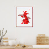 Poster Royaume-Uni (Cuisine)