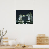 Poster Royaume-Uni, Angleterre, Londres, Tower Bridge. (Cuisine)