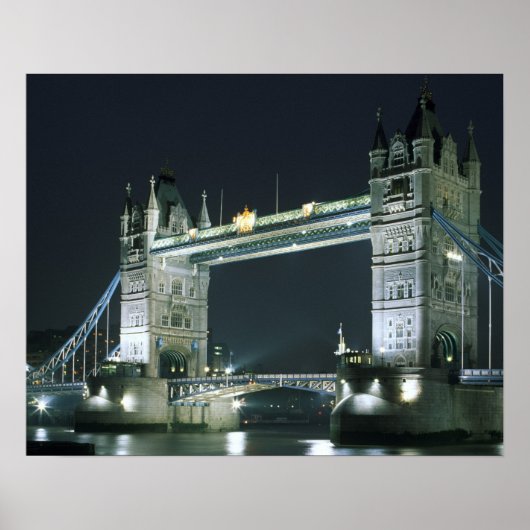 Poster Royaume-Uni, Angleterre, Londres, Tower Bridge. (Devant)