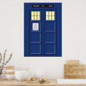 Poster Royaume-Uni - Blue Police Public Call Box 1 (Cuisine)