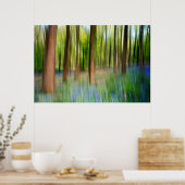 Poster Royaume-Uni | Bluebell Oak Woodland in Springtime (Cuisine)