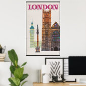 Poster Royaume-Uni Londres (Bureau à domicile)