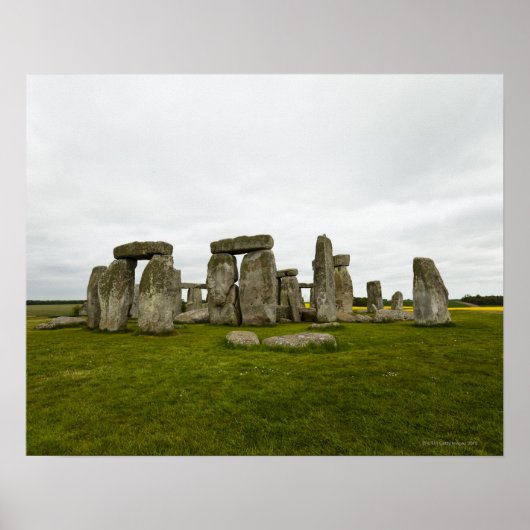 Poster Royaume-Uni, Wiltshire, Stonehenge (Devant)