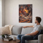 Poster Royaumes mythiques : Choc de dragons