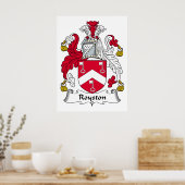 Poster Royston Family Crest (Cuisine)