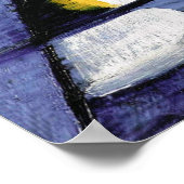 Poster Rozanova - Bleu Sur Tin 1913 (Coin)