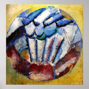Poster Rozanova - Composition de couleur 1914