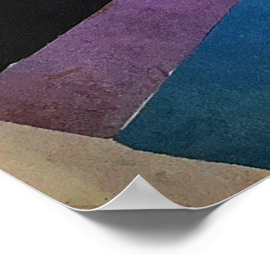 Poster Rozanova - Composition non objective 1915 (Coin)