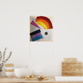 Poster Rozanova - Composition non objective 1915 (Cuisine)