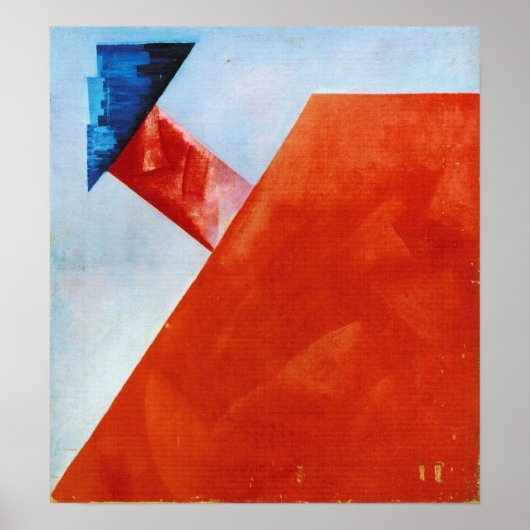 Poster Rozanova - Composition non objective 1917 (Devant)