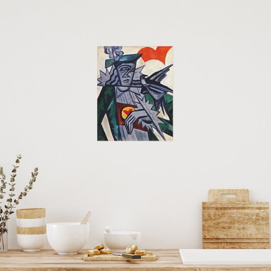 Poster Rozanova - Jack Of Hearts 1915 (Cuisine)