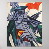 Poster Rozanova - Jack Of Hearts 1915 (Devant)