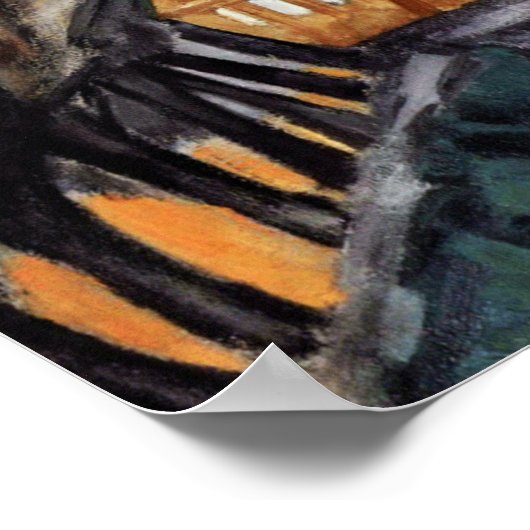 Poster Rozanova - Maison Rouge 1910 (Coin)