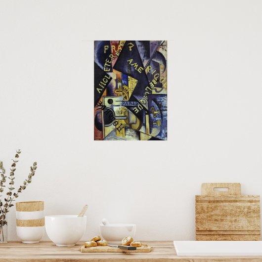 Poster Rozanova - Metronome 1915 (Cuisine)