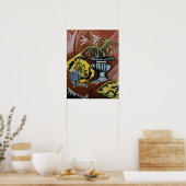 Poster Rozanova - Nature morte Vase 1912 (Cuisine)