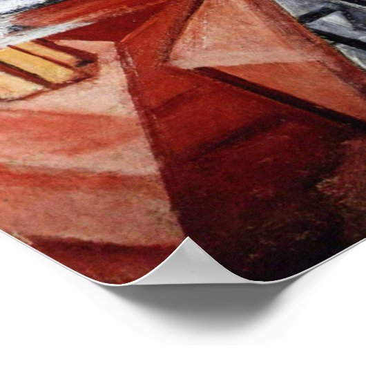 Poster Rozanova - Paysage urbain 1912 (Coin)