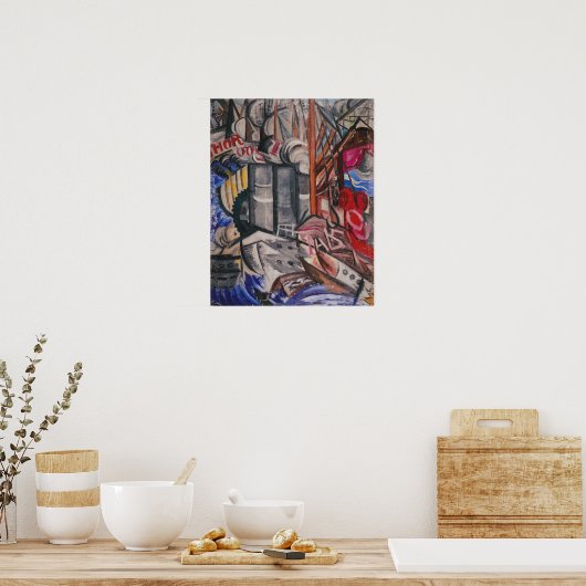 Poster Rozanova - Port 1913 (Cuisine)