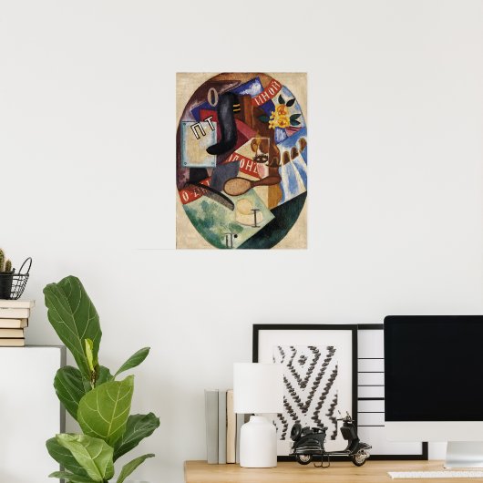 Poster Rozanova - Salon de coiffure 1915 (Bureau à domicile)