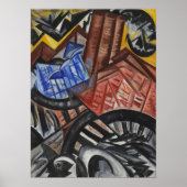 Poster Rozanova - Usine Et Pont 1913 (Devant)