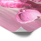 Poster Roze roze vertakking (Hoek)