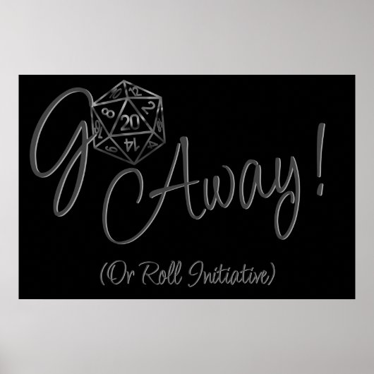 Poster RPG Aller | Imaginaire classique Tabletop Retro Ga (Devant)