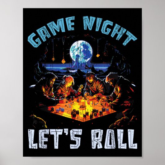 Poster Rpg Gaming Role Playing D20 Tabletop Games Funny R (Devant)