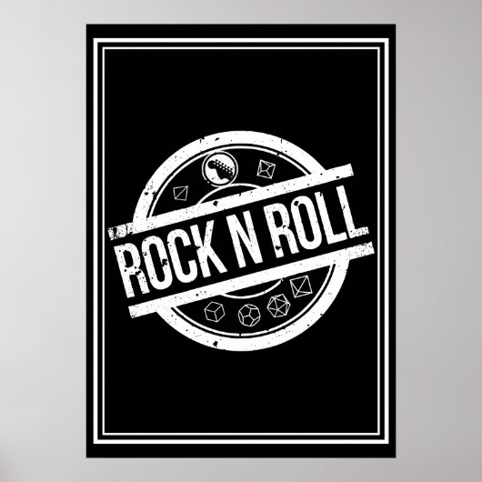 Poster RPG Rock and Roll (Devant)