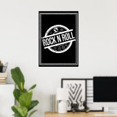 Poster RPG Rock and Roll (Bureau à domicile)