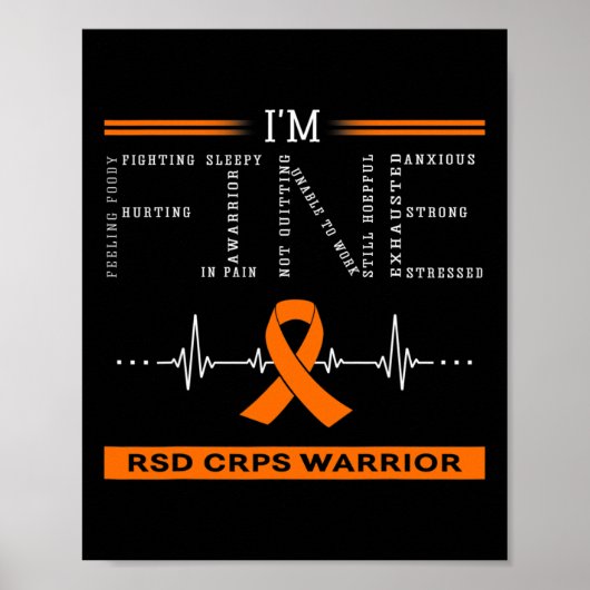 Poster Rsd Crps Guerrier Je vais bien (Devant)