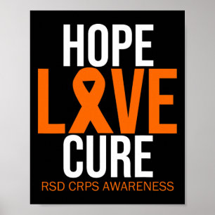 Poster Rsd Crps Sensibilisation Espérance Amour Cure Figh