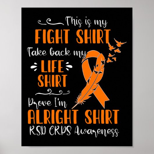 Poster Rsd Crps Sensibilisation Mon combat (Devant)