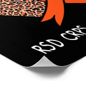 Poster RSD CRPS Sensibilisation Orange Ribbon (Coin)