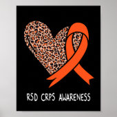 Poster RSD CRPS Sensibilisation Orange Ribbon (Devant)