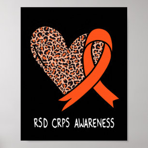 Poster RSD CRPS Sensibilisation Orange Ribbon