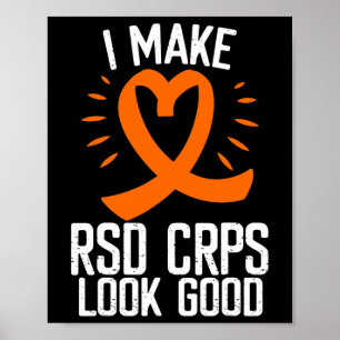 Poster Rsd Crps Sensibilisation Rsd Rendre Rsd Bon Orange