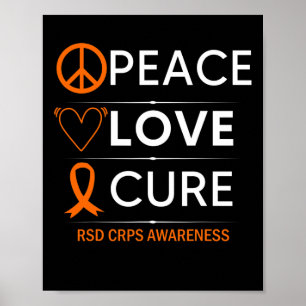 Poster RSD RCPS Sensibilisation Paix Amour Cure Fighter O