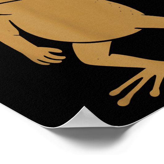 Poster Rtland Frog Funny City Art - Rtland Frog Protest (Coin)