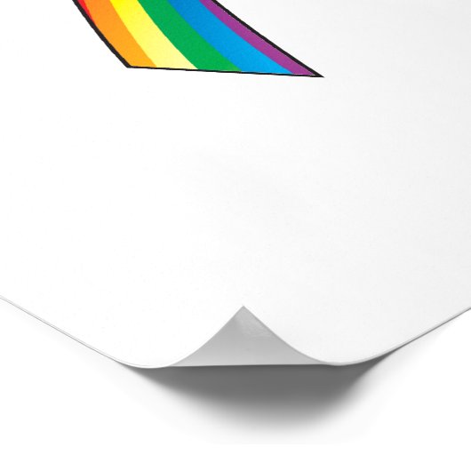 Poster Ruban arc-en-ciel (Coin)