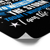 Poster Ruban bleu _ Colorectal Colorectal Cancer W (Coin)