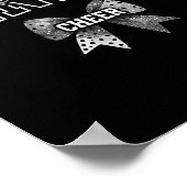 Poster Ruban Coquette de Cheerleading Cl de 2026 (Coin)