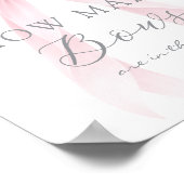 Poster Ruban Coquette Rose Combien de Rubans Jeu (Coin)